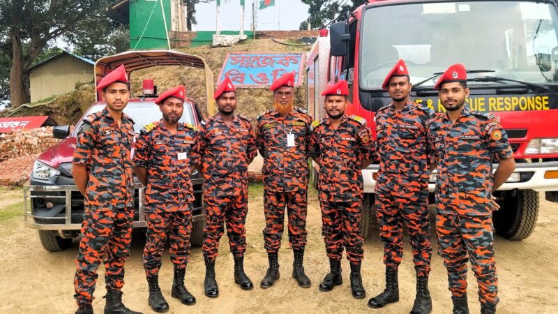 সাজেকে স্যাটেলাইট ফায়ার স্টেশনের কার্যক্রম শুরু