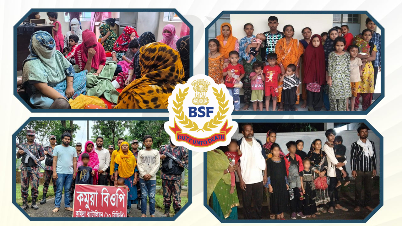 ৬ সীমান্তে ১০৫ জনকে বিএসএফের পুশইন