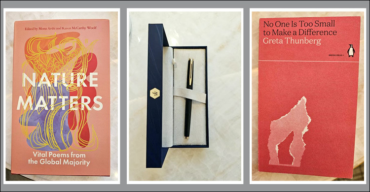 ড. ইউনূসকে বই ও কলম উপহার দিলেন তারেক রহমান