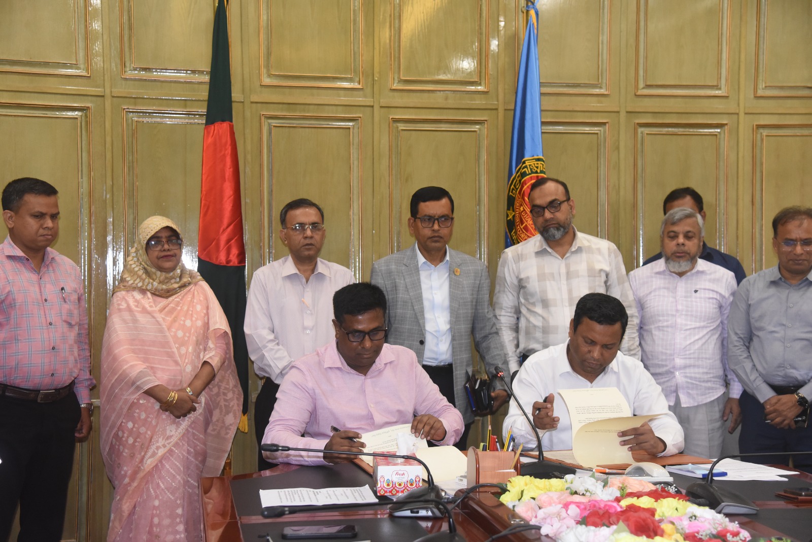 বনায়ন ও সবুজায়নের লক্ষেয় ঢাকা দক্ষিণ সিটি কর্পোরেশন ও বন অধিদপ্তরের মধ্যে সমঝোতা চুক্তি