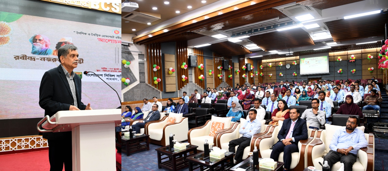 রব‌ন্দ্রনাাথ ও নজরুল দুজনই জীবন ঘ‌নিষ্ঠ ক‌বি ছি‌লেন : শিক্ষা উপদেষ্টা