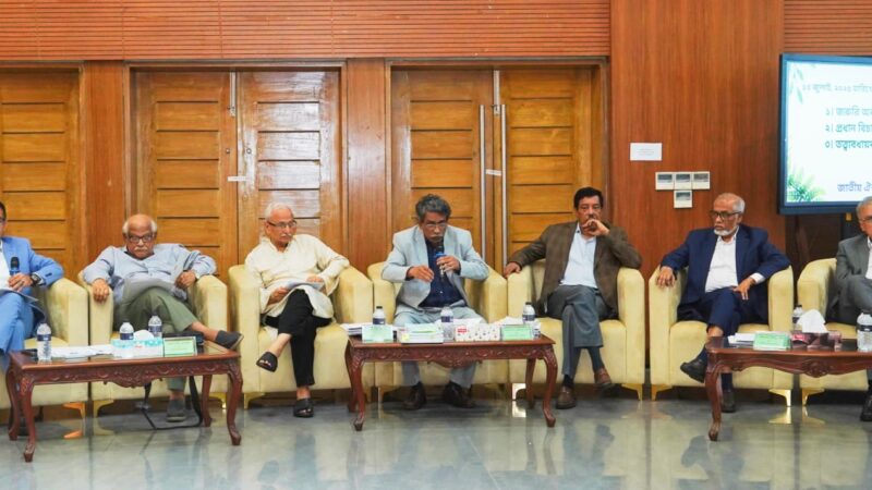 ৩০ জুলাইয়ের মধ্যে যৌক্তিক অবস্থানে পৌঁছাতে চায় কমিশন : আলী রীয়াজ