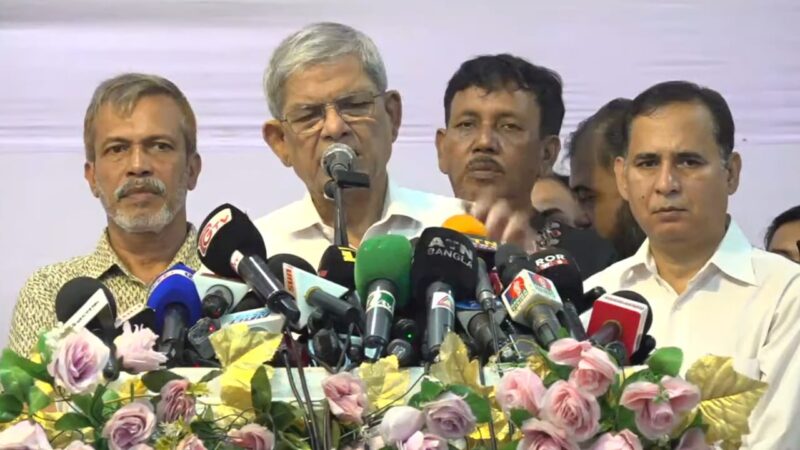 সংখ্যানুপাতিক হারে ভোটের নামে দেশে জগাখিচুড়ি চলছে : মির্জা ফখরুল