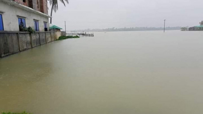 টানা বর্ষণে টেকনাফের অর্ধশত গ্রাম প্লাবিত