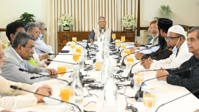 ফ্যাসিবাদবিরোধী ঐক্য আরও বেশি দৃশ্যমান জরুরি: প্রধান উপদেষ্টা