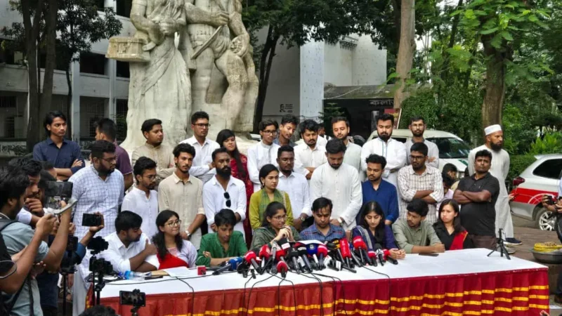 উমামা-সাদীর নেতৃত্বে ‘স্বতন্ত্র শিক্ষার্থী ঐক্য’ প্যানেল