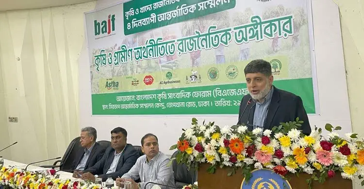 কৃষিতে পরিবর্তন না এলে আগামীতে চাহিদা পূরণ সম্ভব হবে না : আহসান খান চৌধুরী