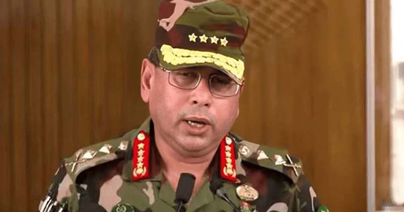 নতুন সরকারের শপথের পর ব্যারাকে ফিরবে সেনাবাহিনী: সেনাপ্রধান